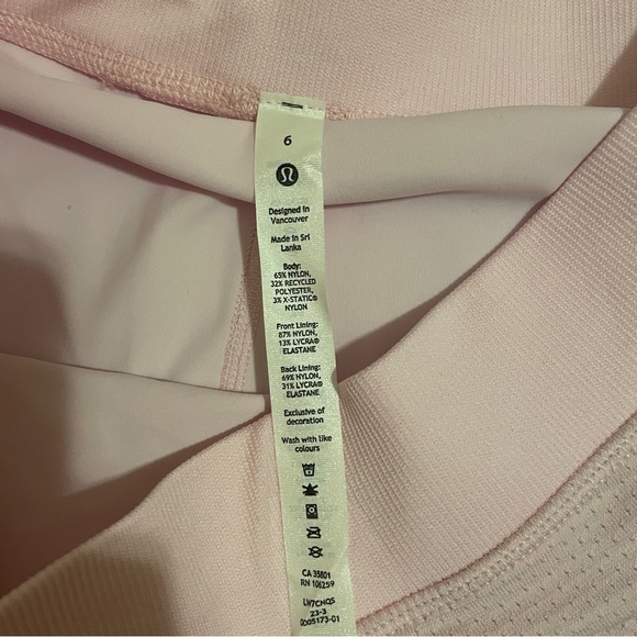 Lululemon Swiftly Tech High-Rise Tennis Skirt in Meadowsweet Pink - Picture 3 of 4